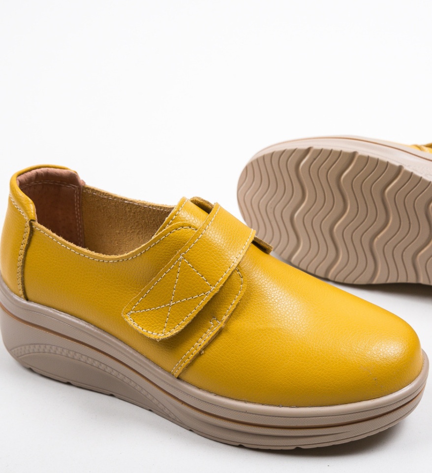 Pantofi Sport Onionte Galbeni - Img 12