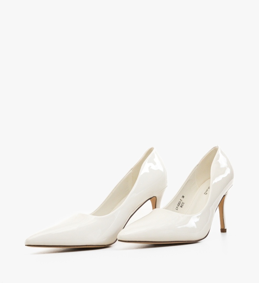 Pantofi stiletto dama Blevins Albi - Img 3