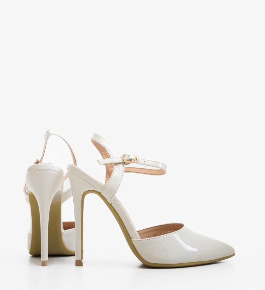 Pantofi stiletto dama Jaximet Albi - Img 4