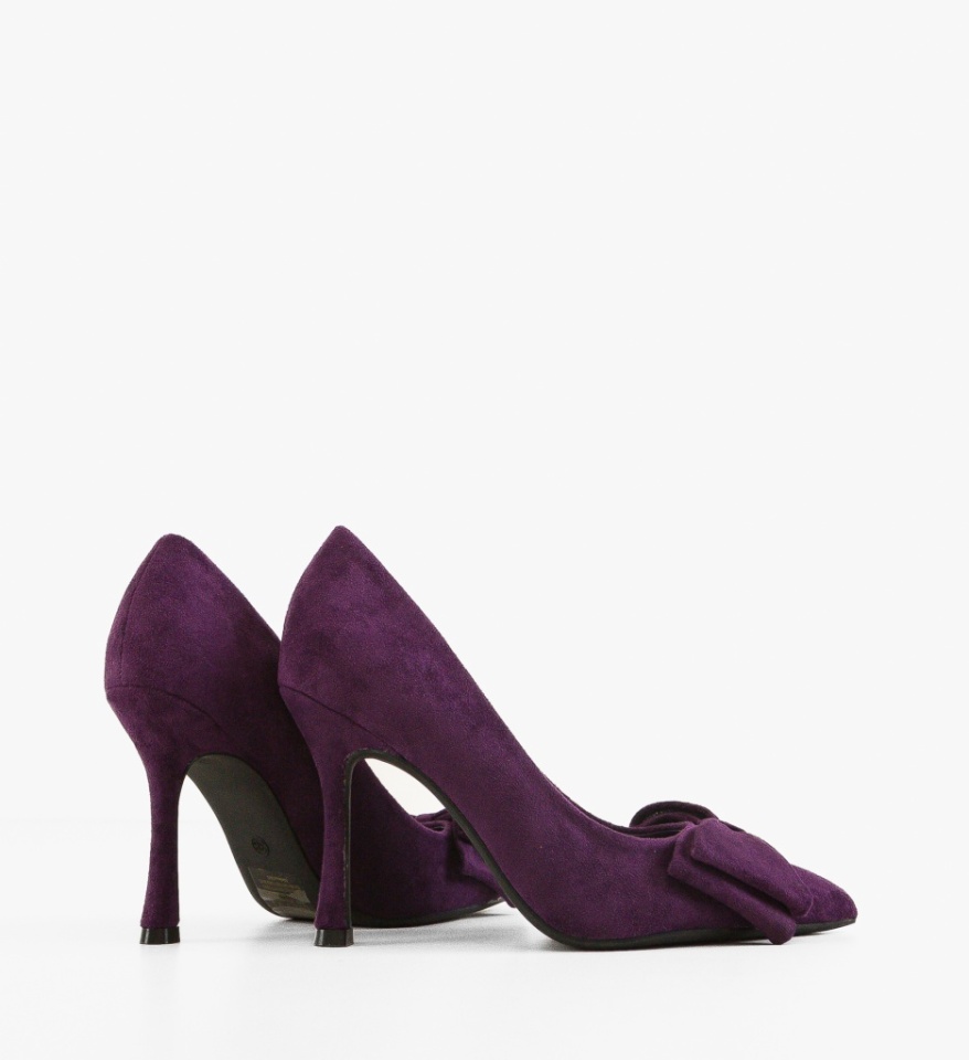 Pantofi stiletto dama Lester Mov - Img 4