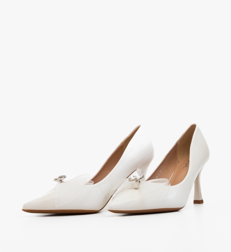 Pantofi stiletto dama Liama Albi - Img 2