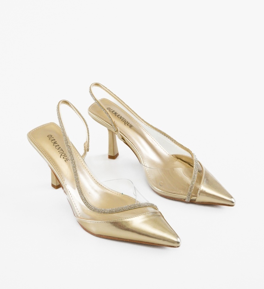 Pantofi stiletto dama Mykono Aurii - Img 4