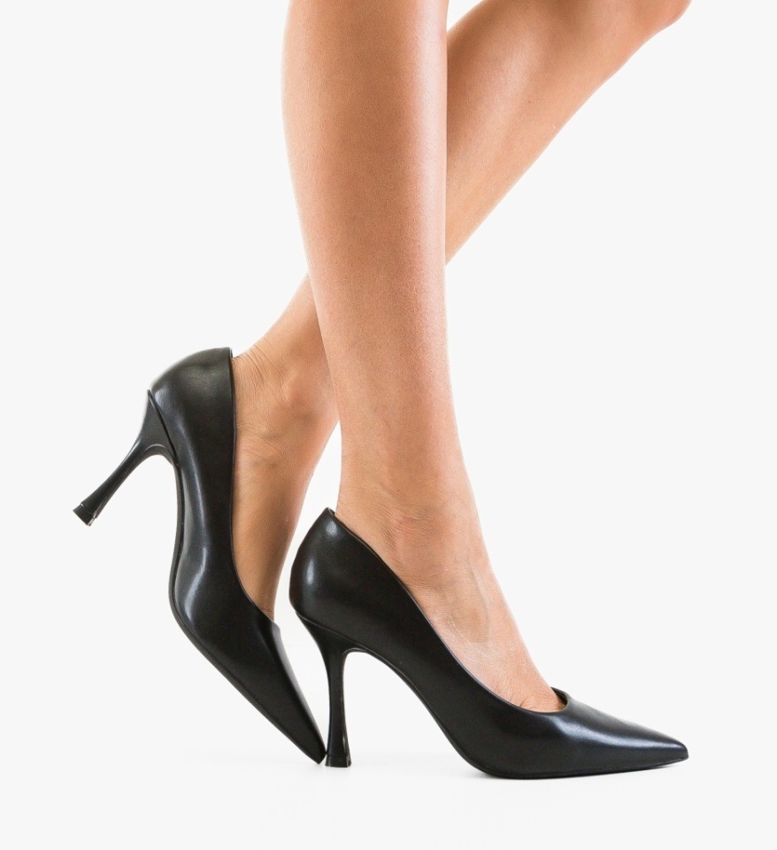 Pantofi stiletto dama Smart Negri 2 - Img 6