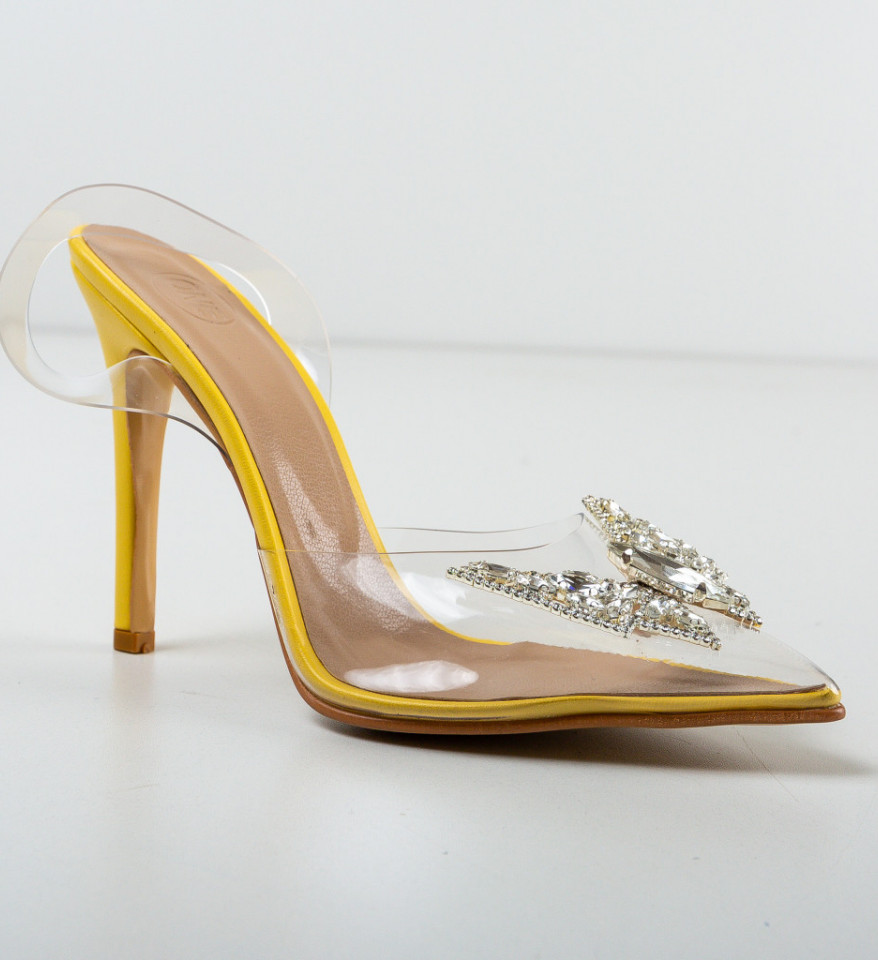 Pantofi Zeltis Galbeni 2
