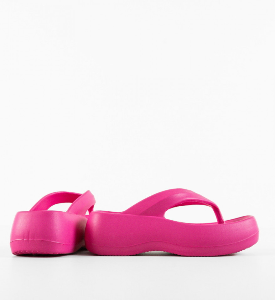 Papuci dama Omari Fuchsia - Img 3