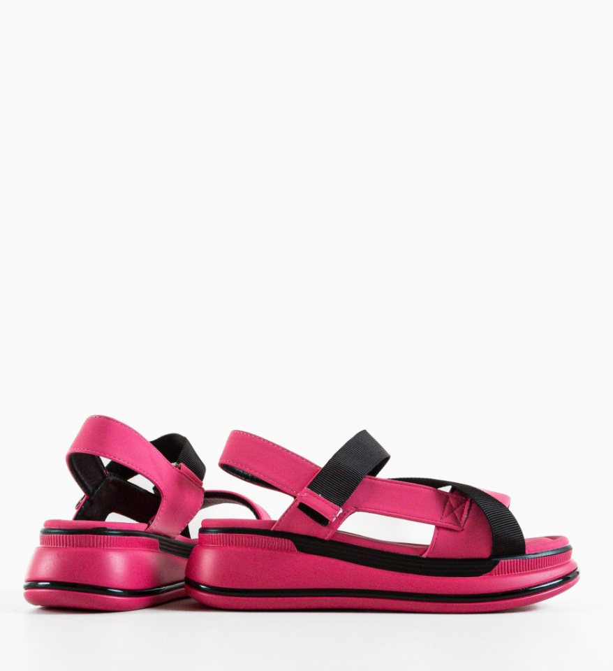 Platforme dama Corfu Fuchsia - Img 2