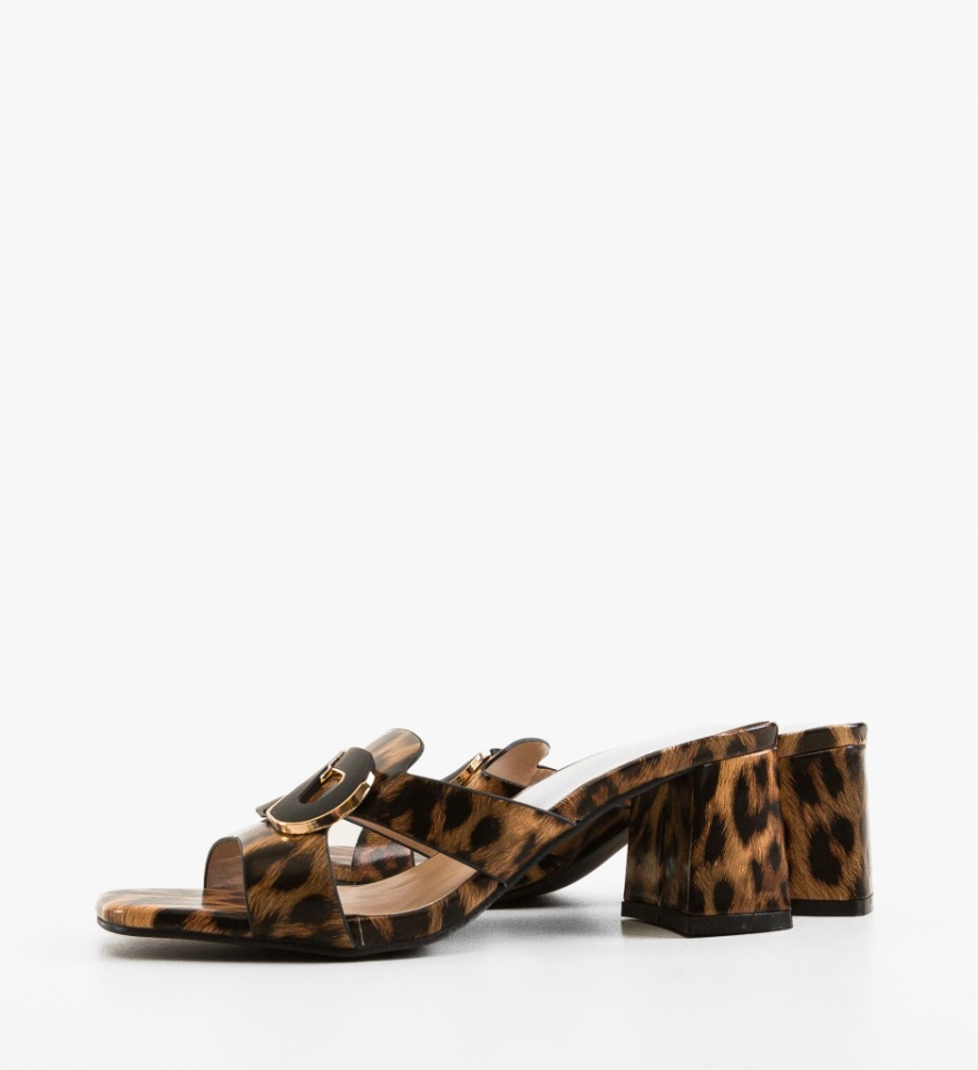 Saboti dama Soray Animal Print - Img 2