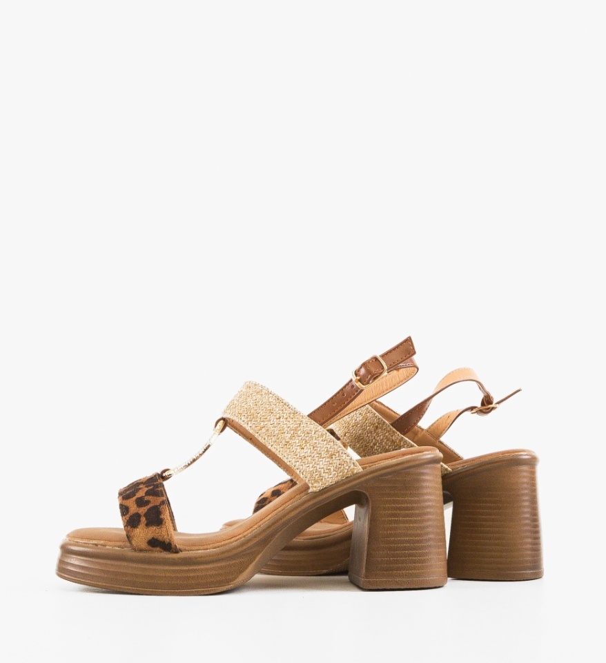 Sandale dama Ellen Animal Print - Img 3
