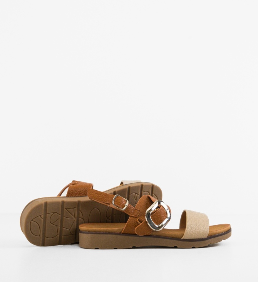 Sandale dama Erska Camel - Img 3