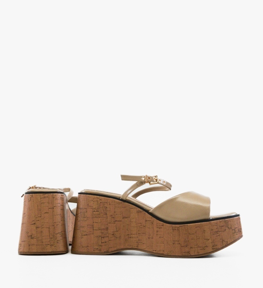 Sandale dama Garut Khaki - Img 3