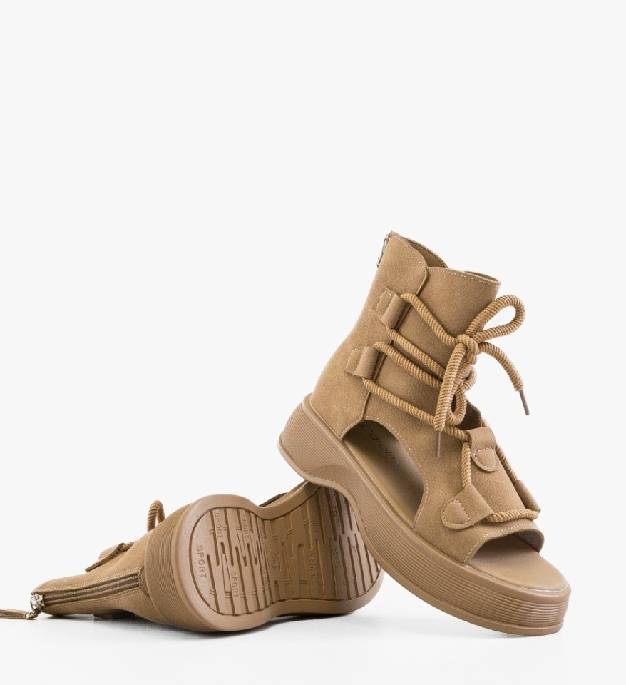 Sandale dama Manye Khaki - Img 3