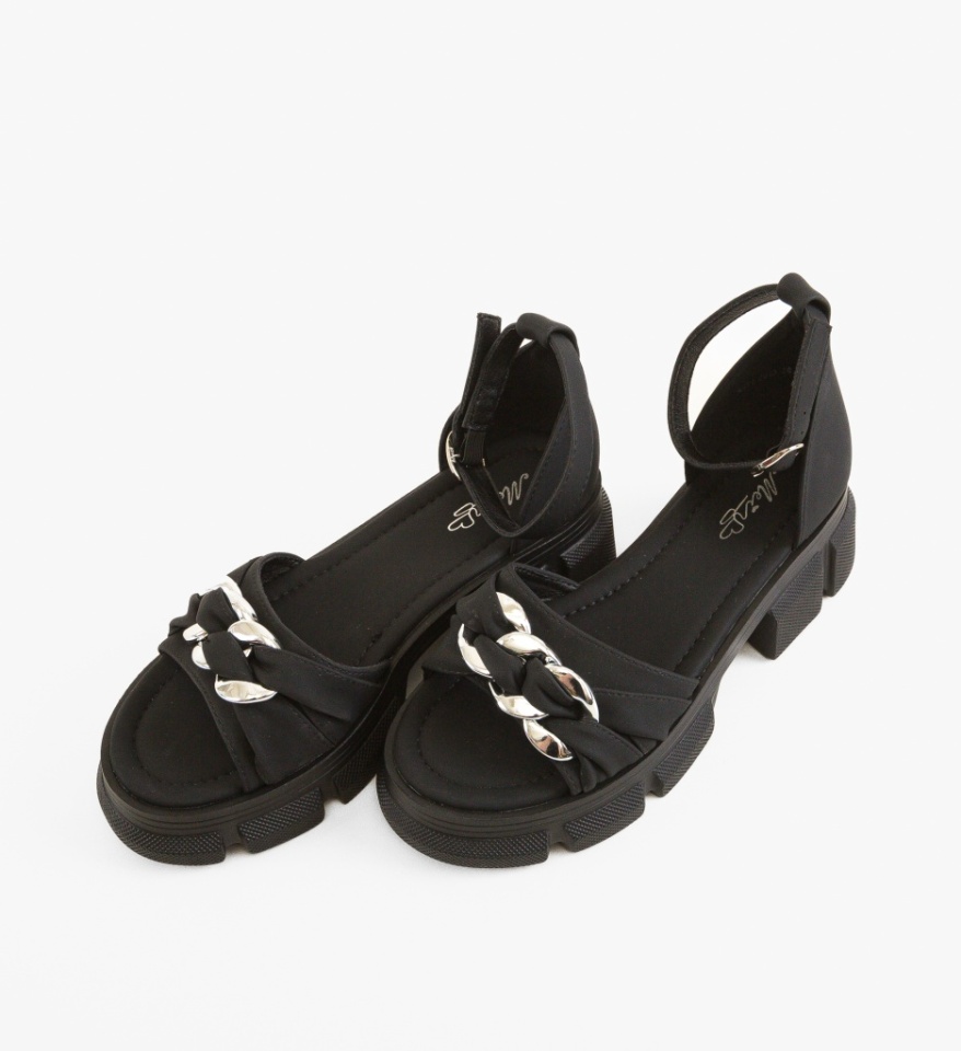 Sandale dama Rashid Negre - Img 2