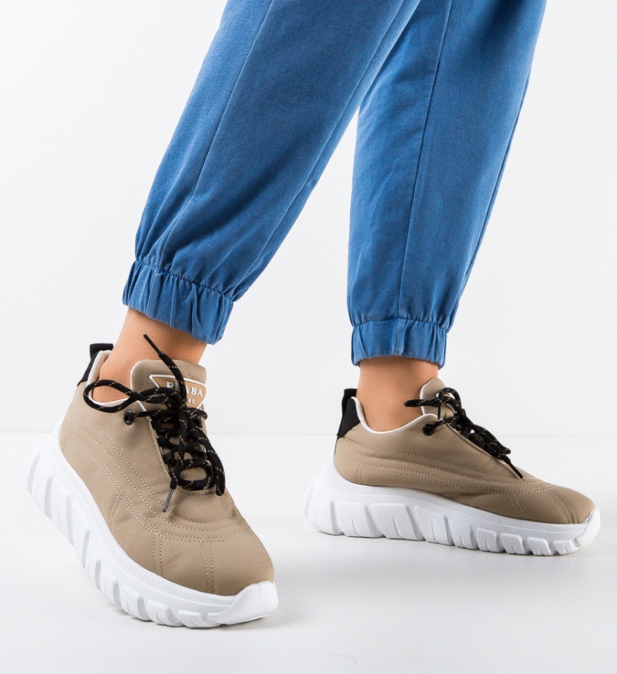 Sneakers dama Aviana Khaki - Img 8