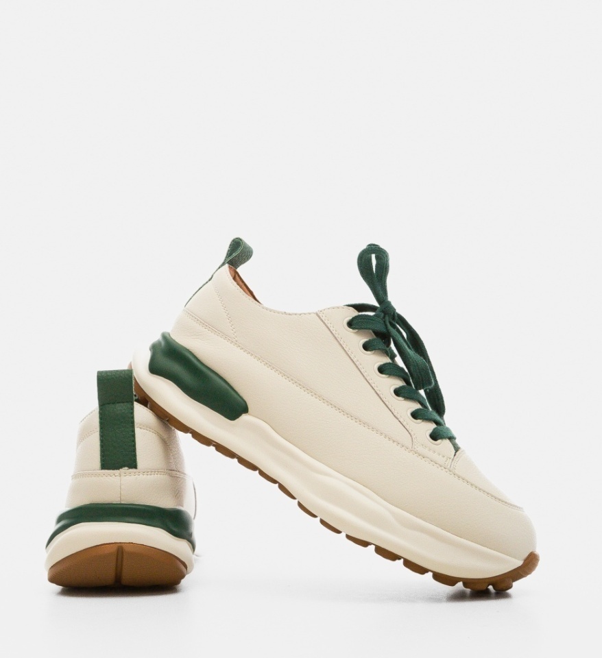 Sneakers dama Bailey Bej 3 - Img 3