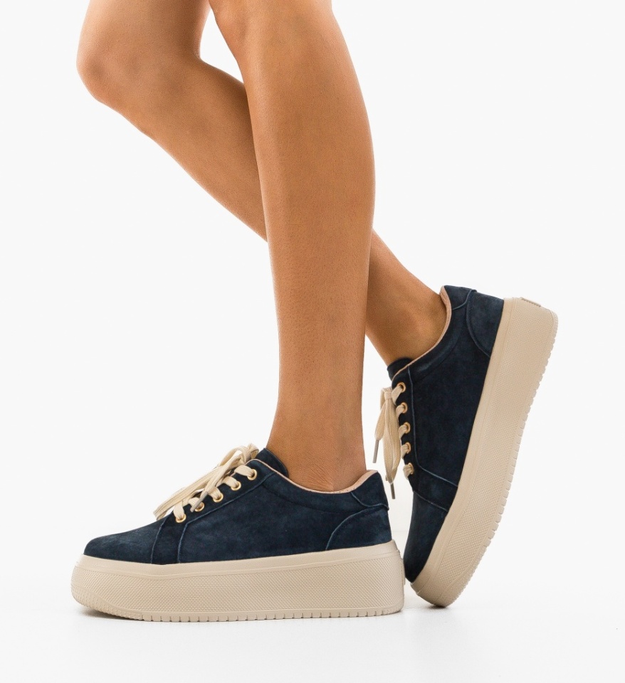 Sneakers dama Daravo Albastri 2 - Img 4