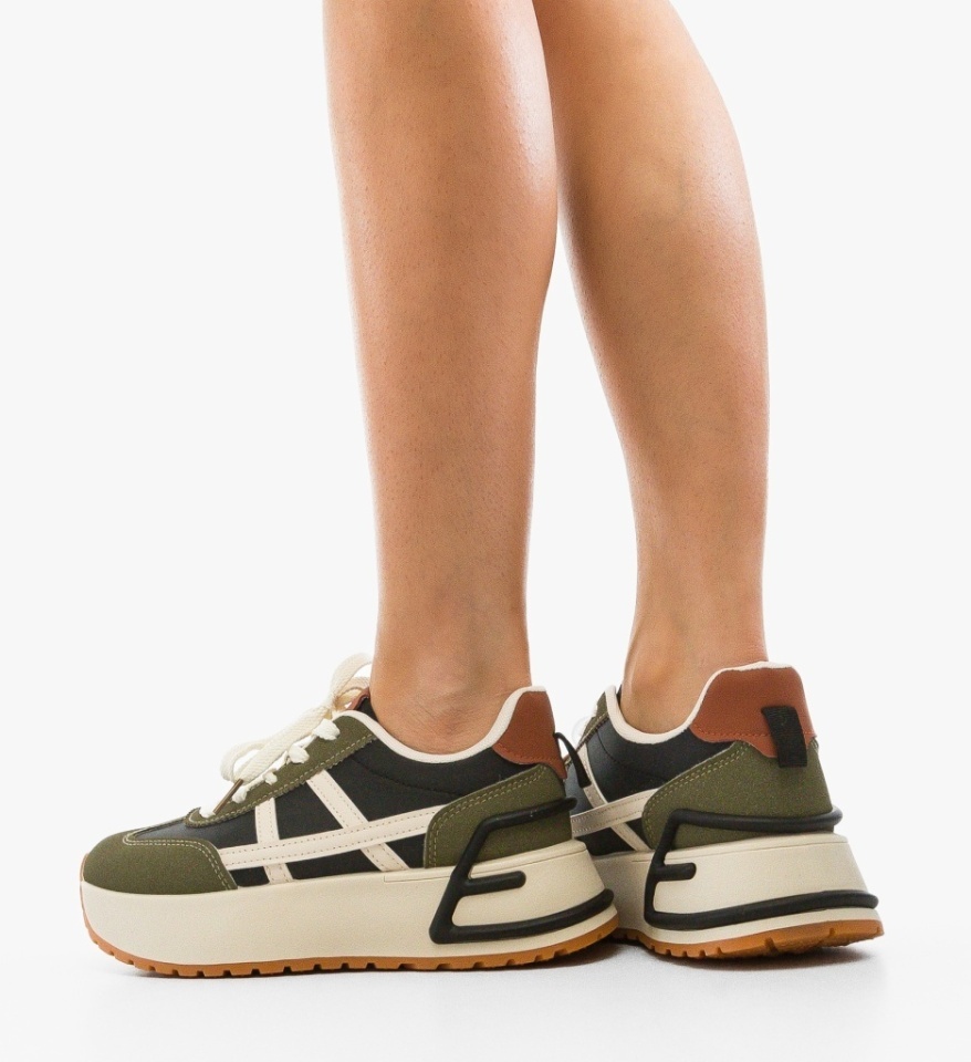 Sneakers dama Dasyer Verde - Img 3