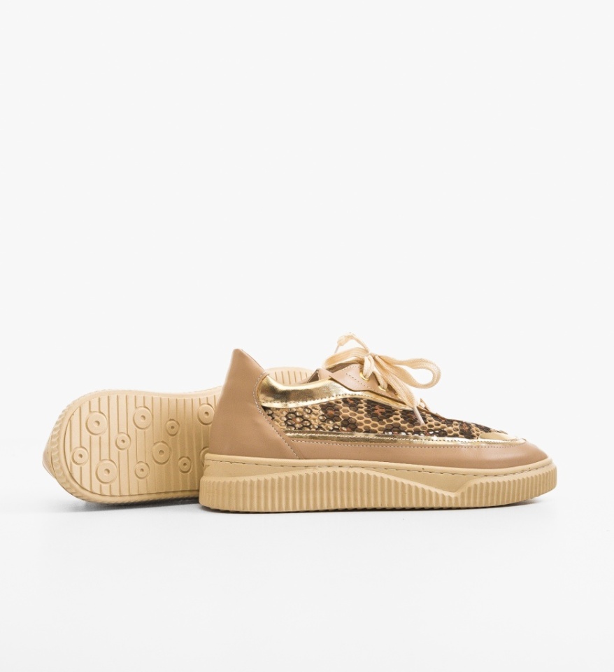 Sneakers dama Fleralis Nude - Img 3