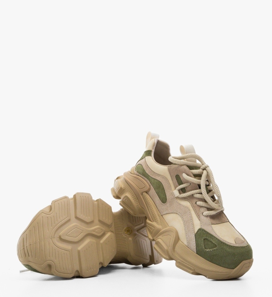 Sneakers dama Hurem Bej 3 - Img 2