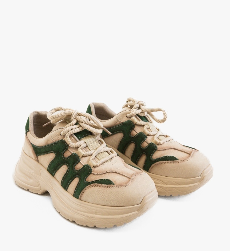 Sneakers dama Iman Bej 4 - Img 2