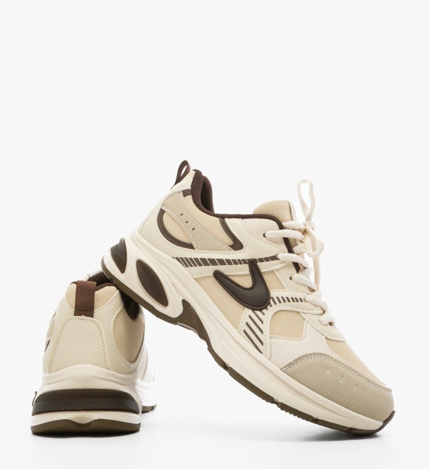 Sneakers dama Jakar Bej - Img 3