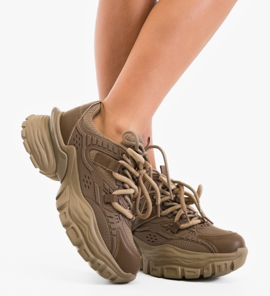 Sneakers dama Javyer Khaki - Img 6