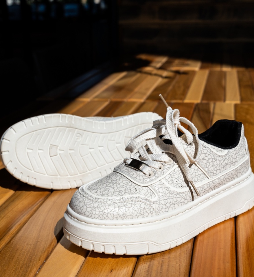 Sneakers dama Kline Bej 2 - Img 3