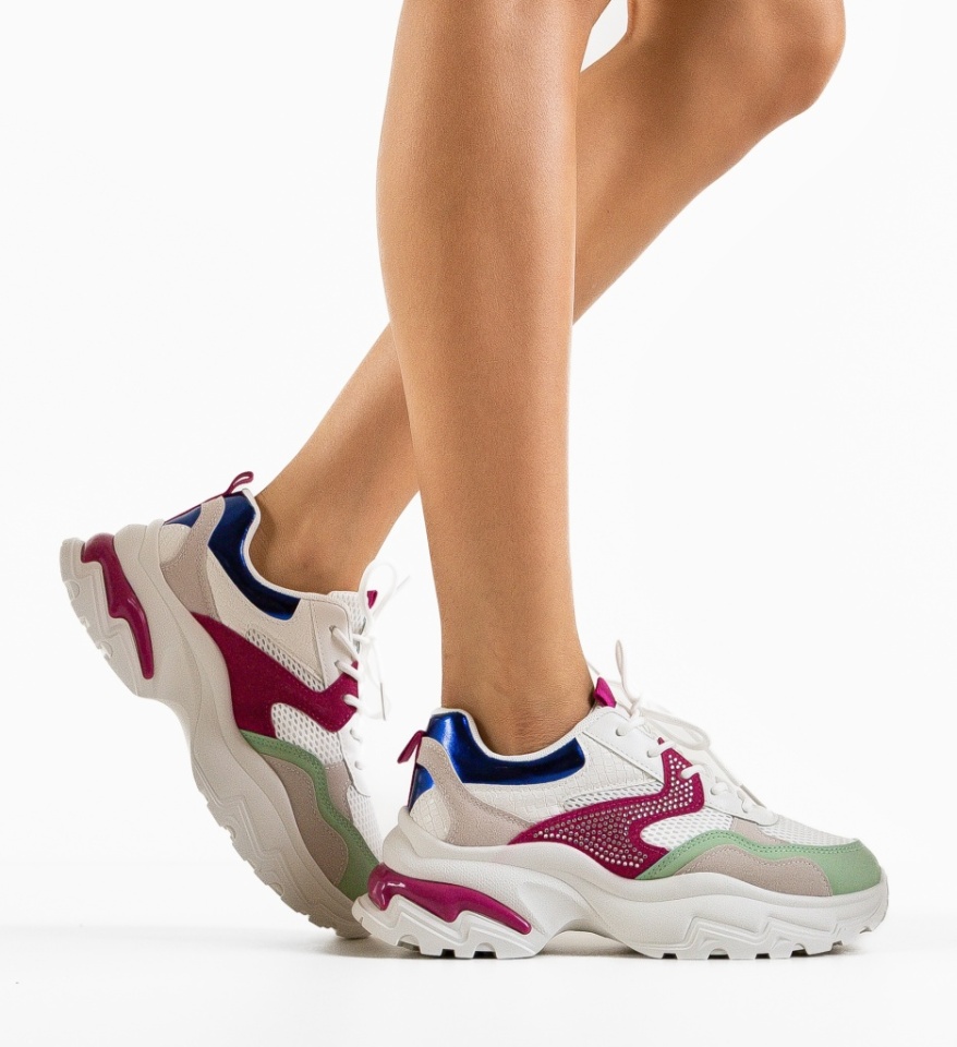 Sneakers dama Leonarda Fuchsia - Img 5