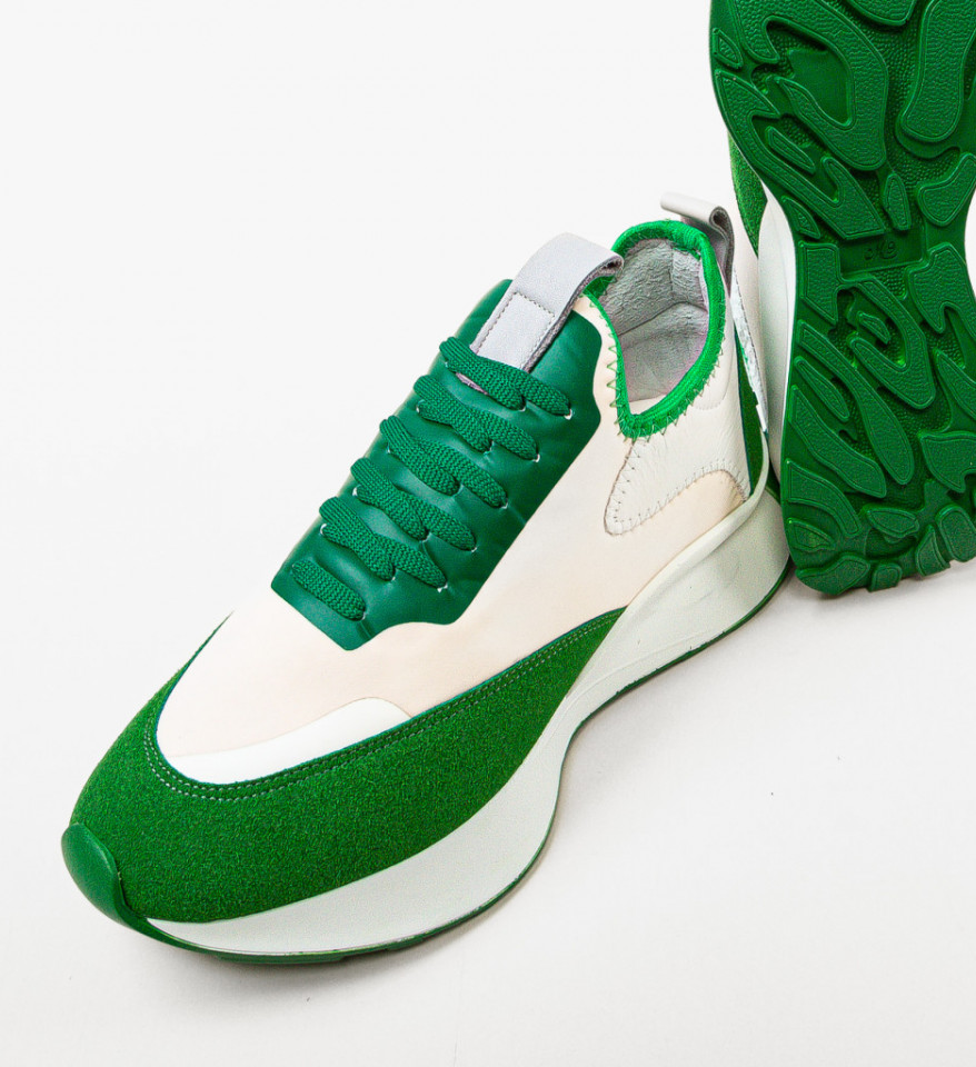 Sneakers dama Londan Verzi - Img 4