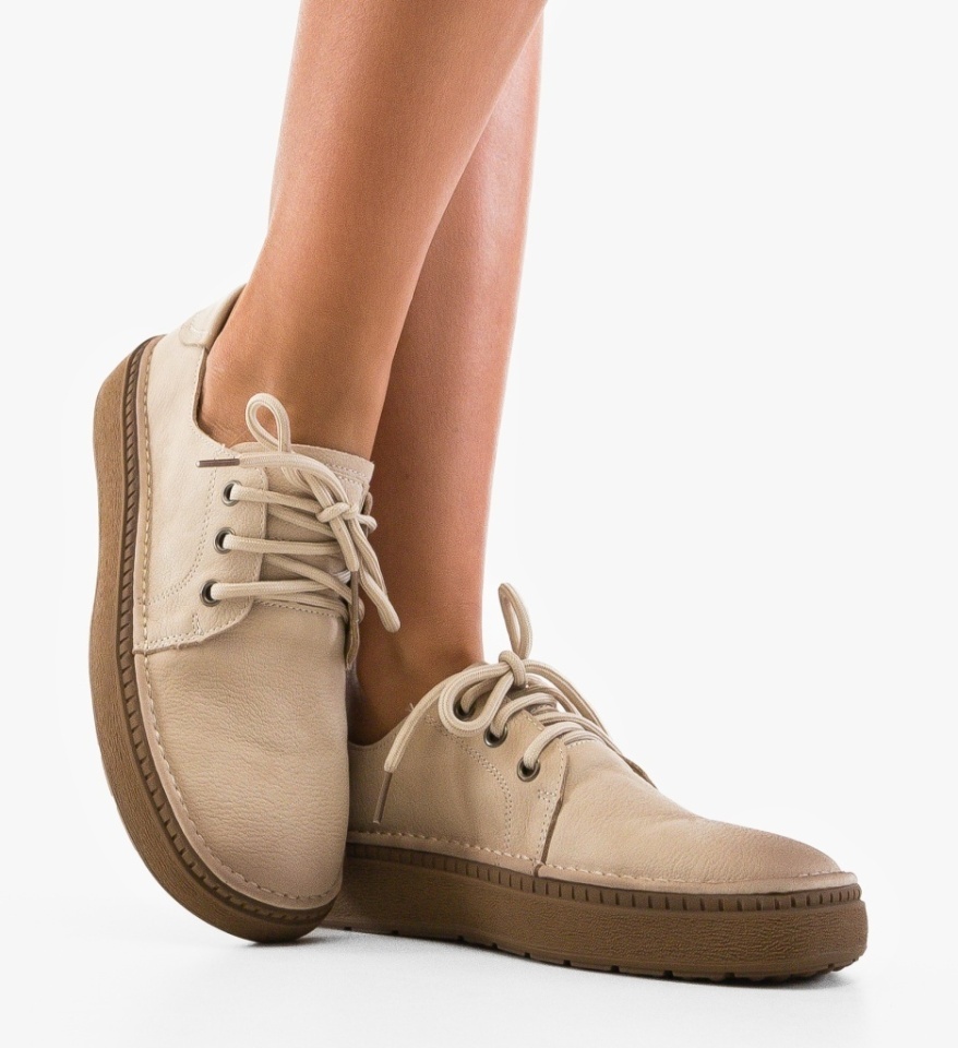 Sneakers dama Magnus Bej - Img 3