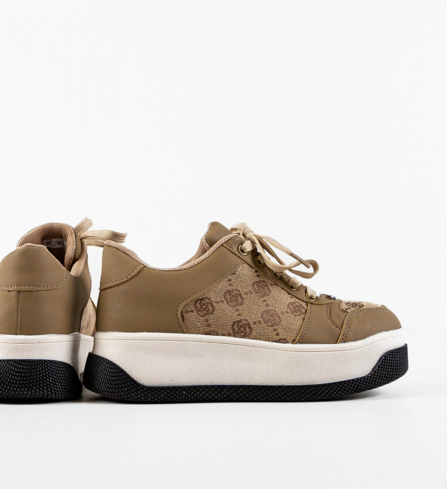 Sneakers dama Miess Bej - Img 2