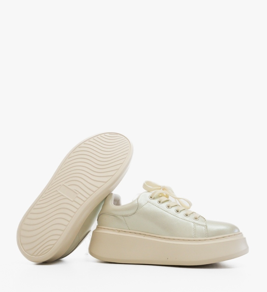 Sneakers dama Onart Bej - Img 2