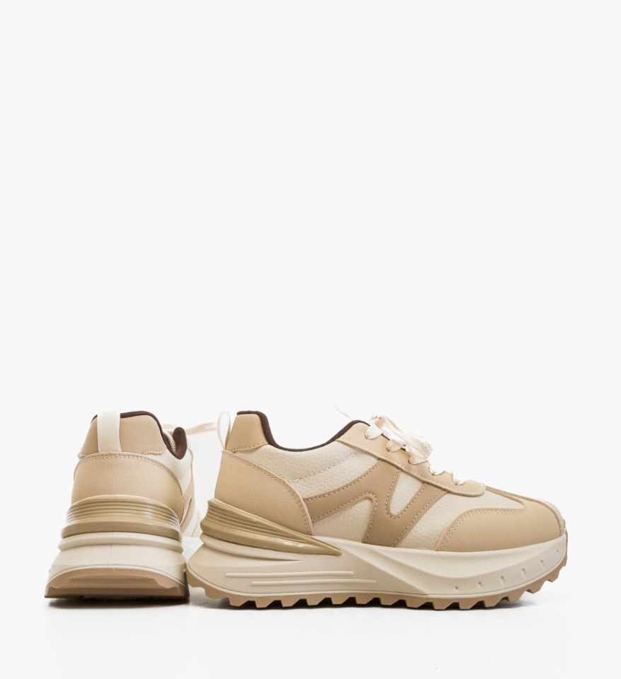 Sneakers dama Senso Bej - Img 3