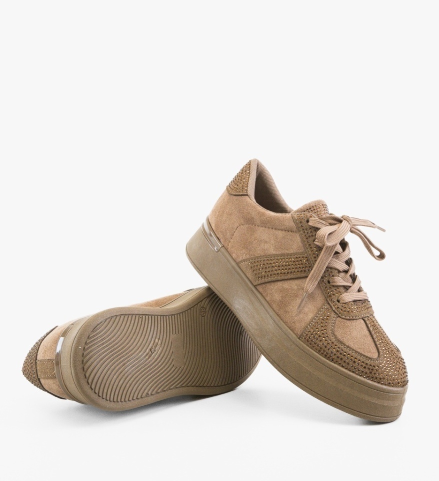 Sneakers dama Solle Khaki - Img 2