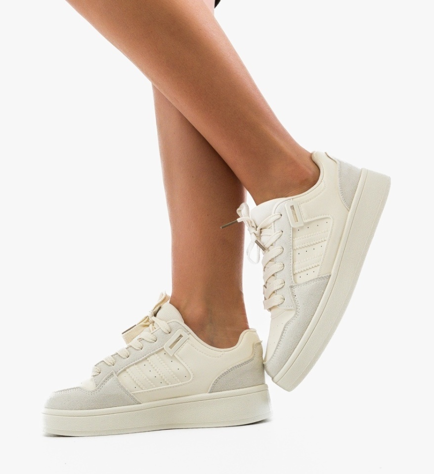 Sneakers dama Spring Bej - Img 2