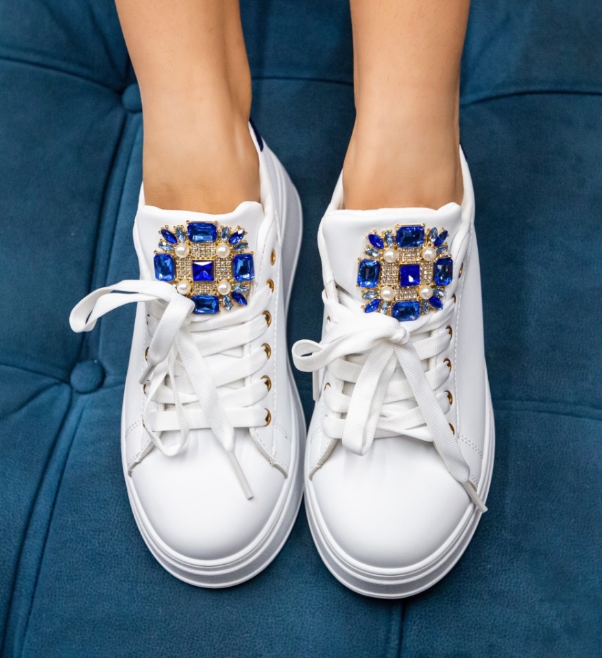 Sneakers dama Tibby Albastri - Img 3