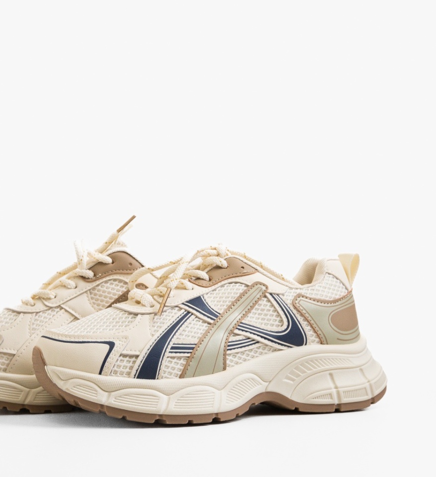 Sneakers dama Tobias Bej - Img 2