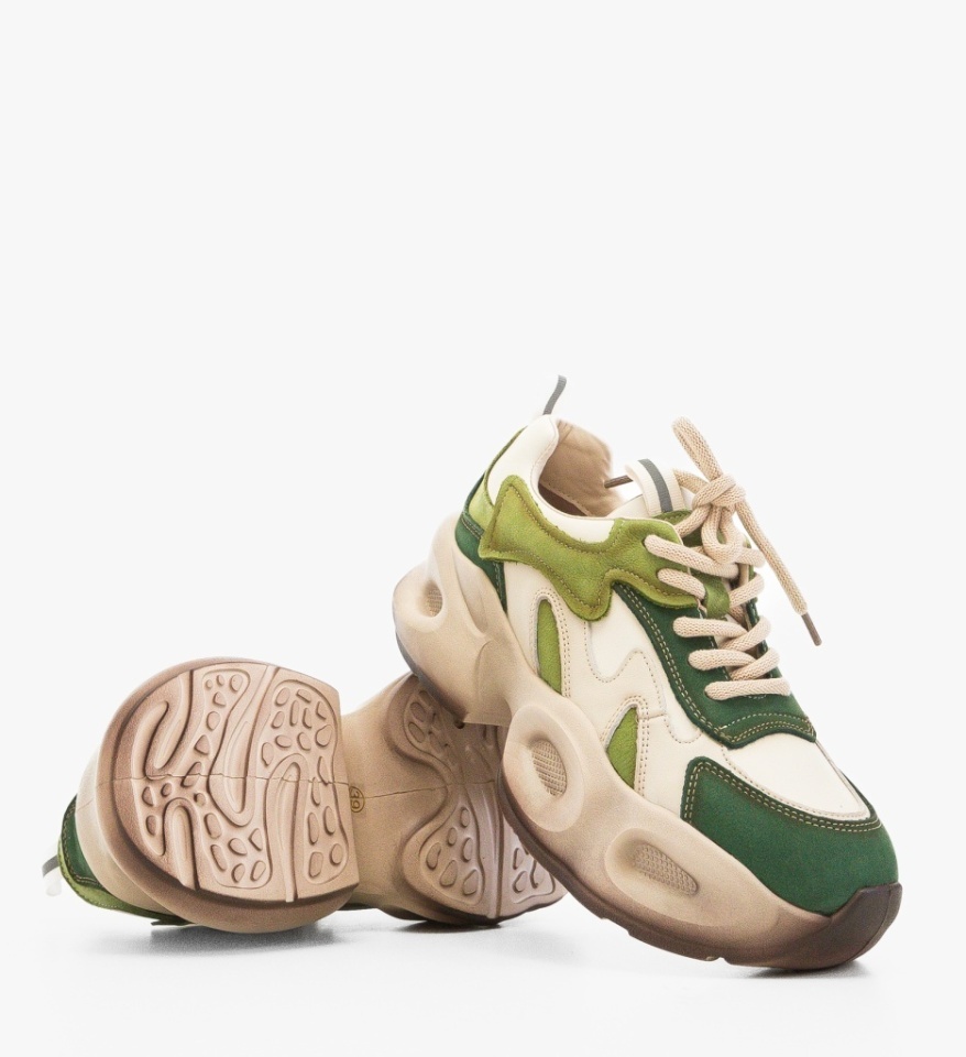 Sneakers dama Topaz Bej 3 - Img 2