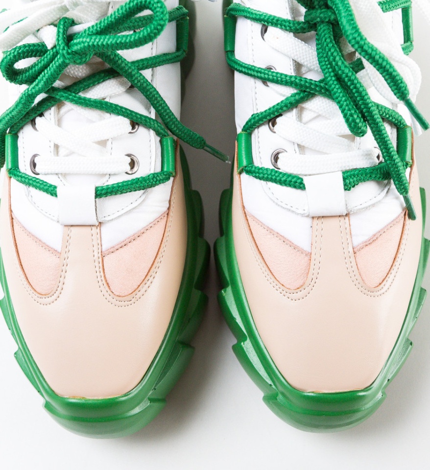 Sneakers dama Topy Bej - Img 3