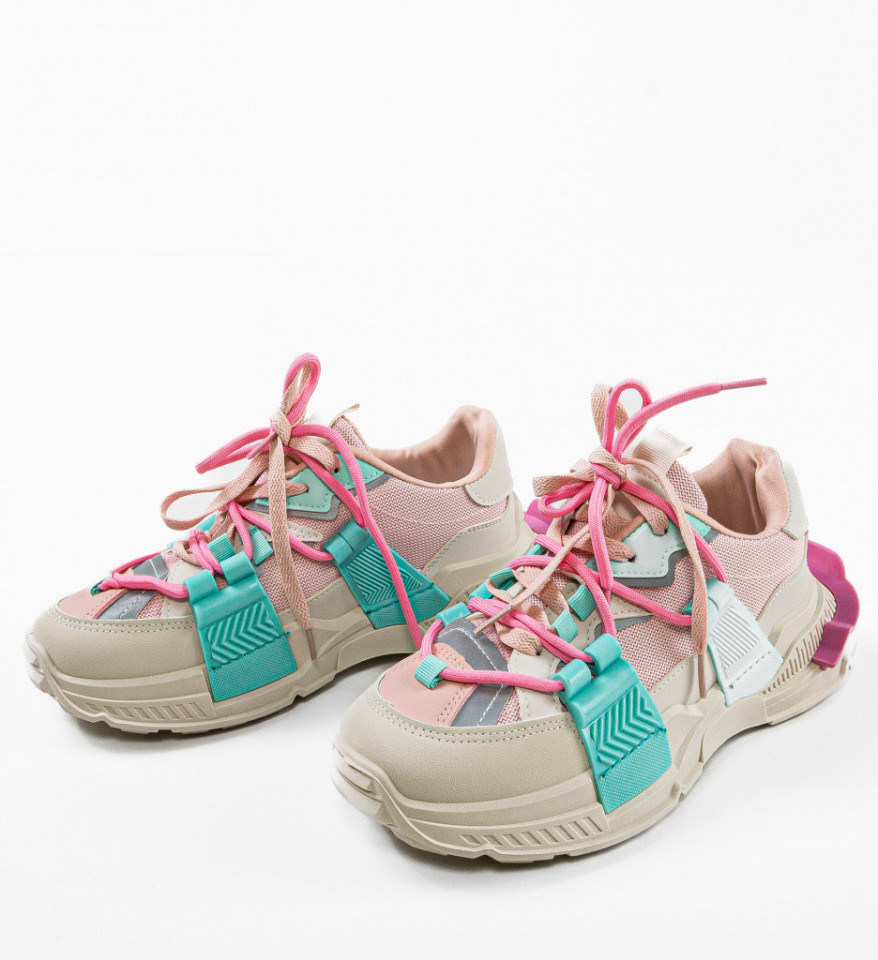 Sneakers dama Tucker Turcoaz - Img 3