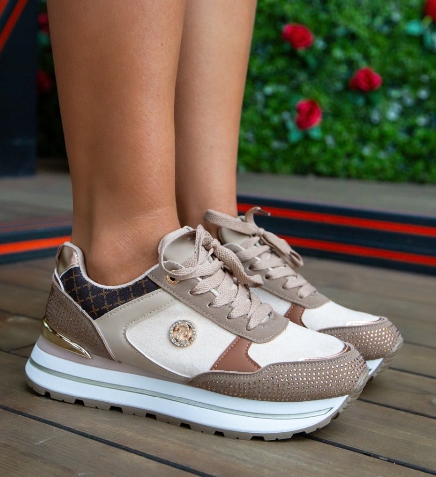 Sneakers dama Vavu Khaki - Img 4