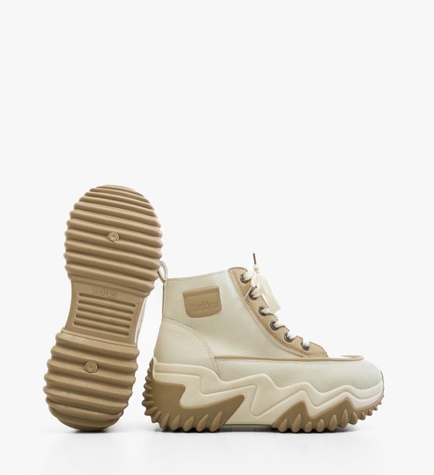 Sneakers dama Vevery Khaki - Img 4