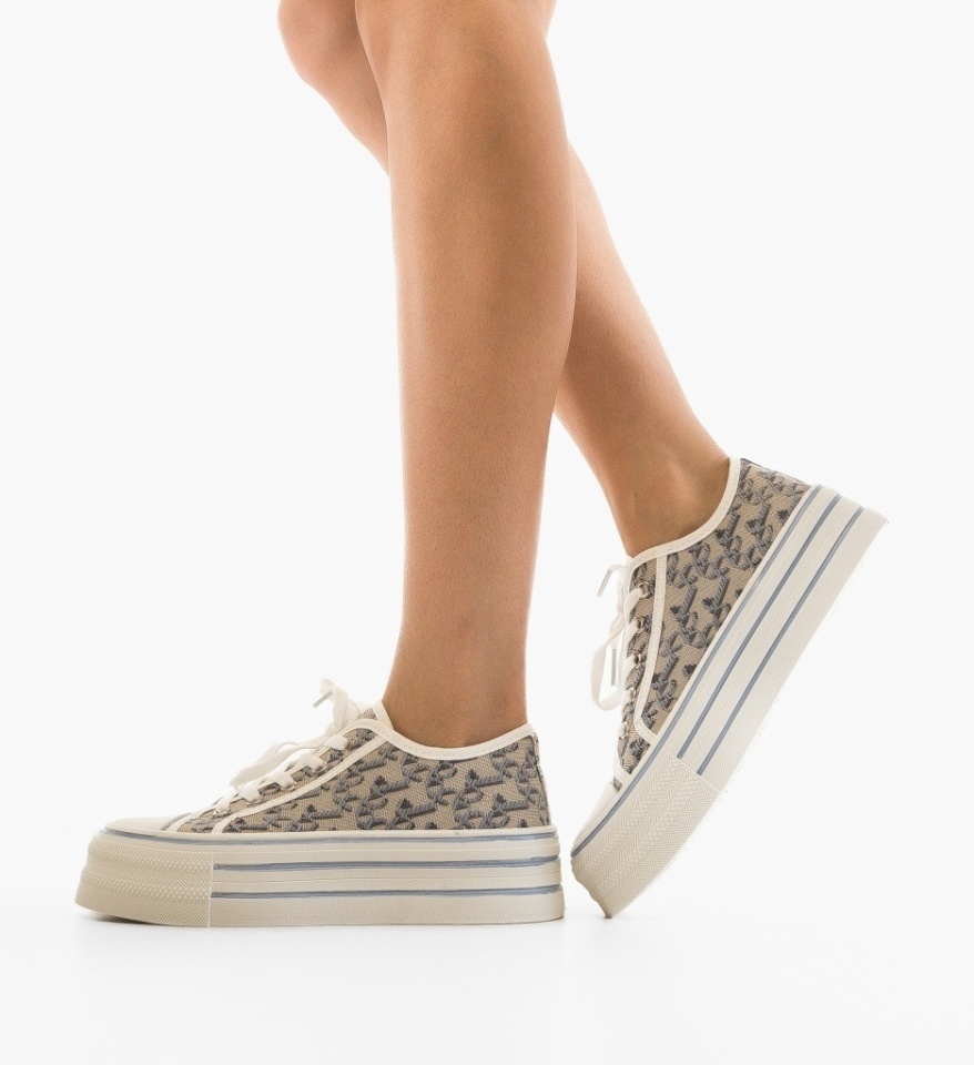 Sneakers dama Vidia Albastri 2 - Img 3