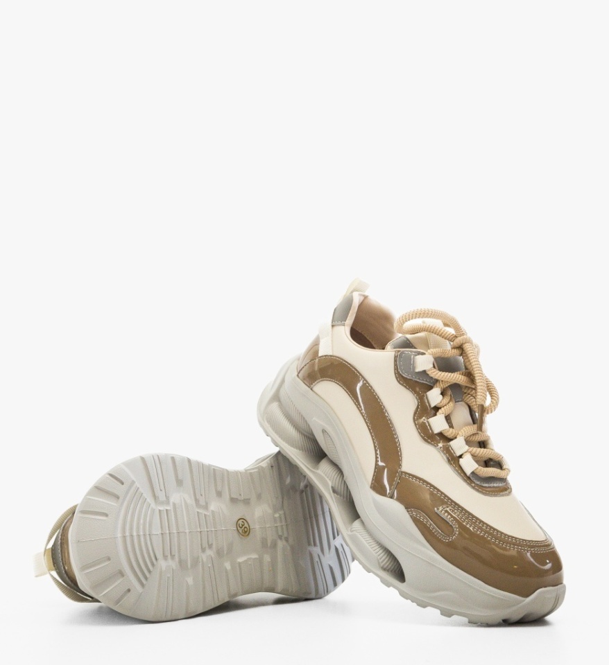 Sneakers dama Zasar Bej - Img 2