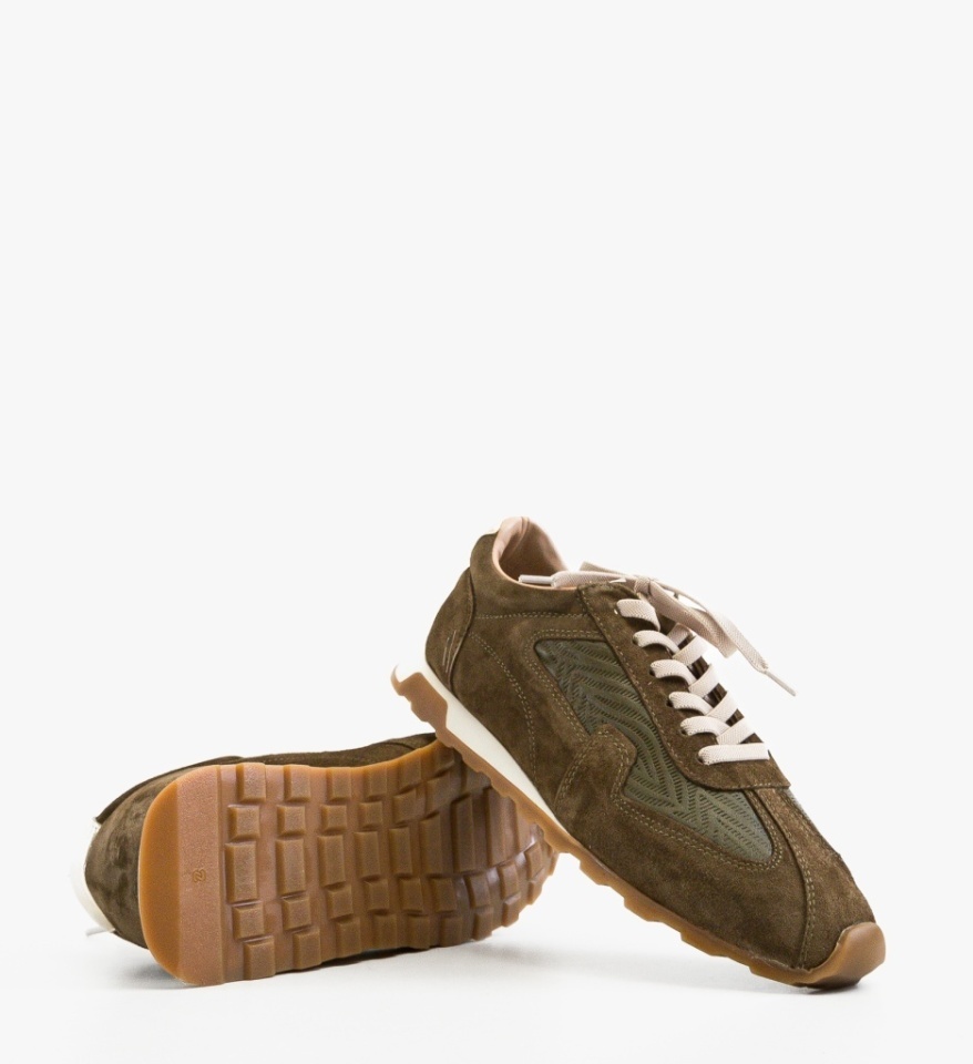 Sneakersi dama dama Leos Khaki - Img 3