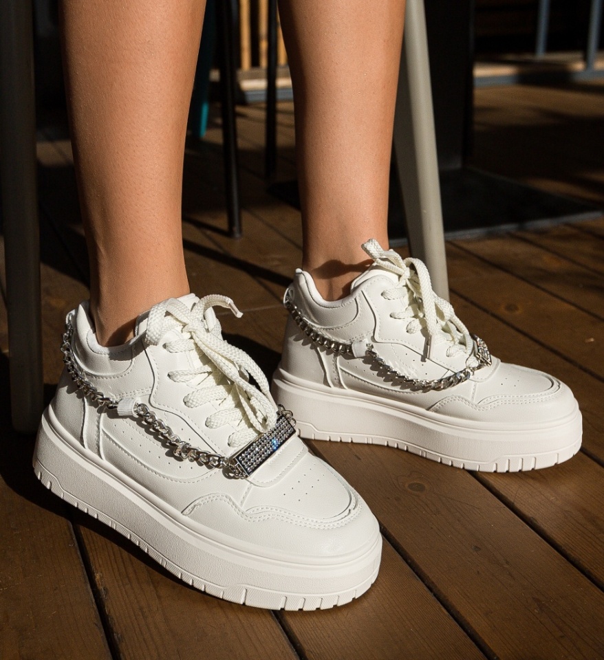 Sneakersi dama Janu Albi - Img 3