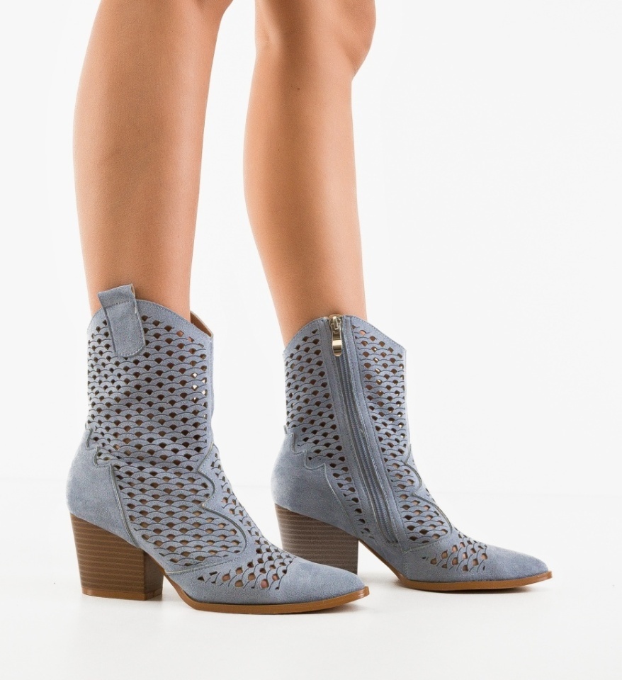 Botine dama Cameron Albastre - Img 6