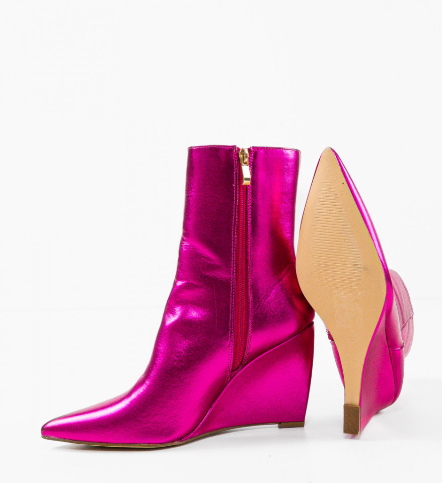 Botine dama Delila Fuchsia - Img 3