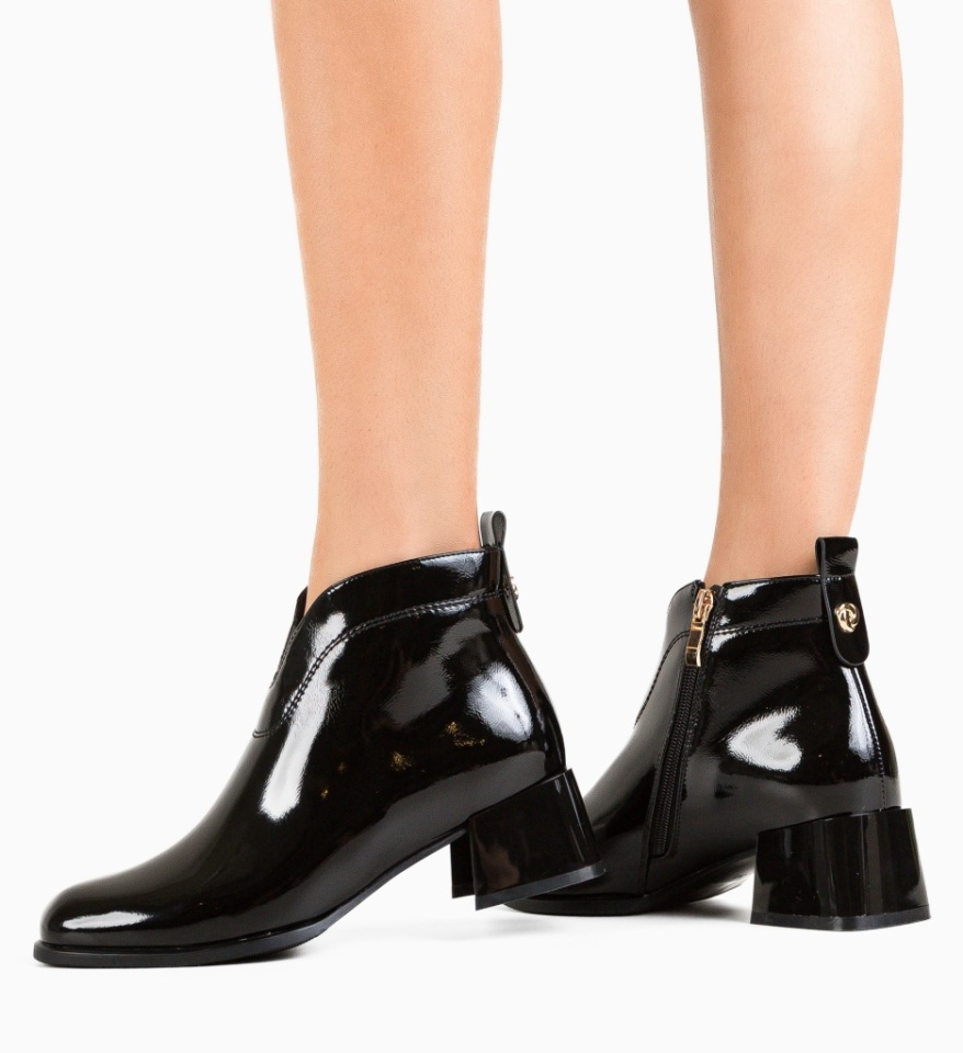 Botine dama Loghin Negre - Img 4
