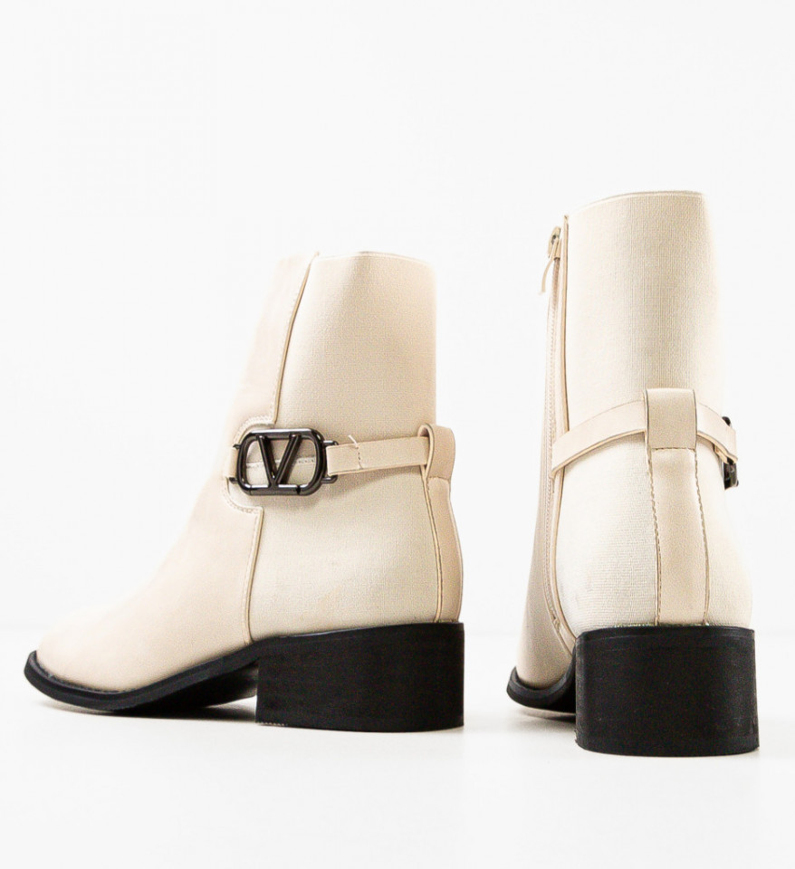 Botine dama Math Bej - Img 2