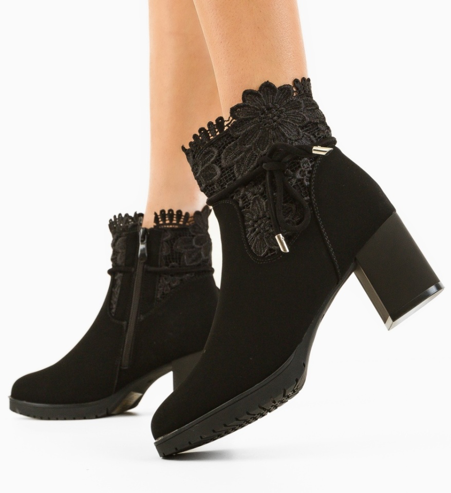 Botine dama Nelnel Negre - Img 6